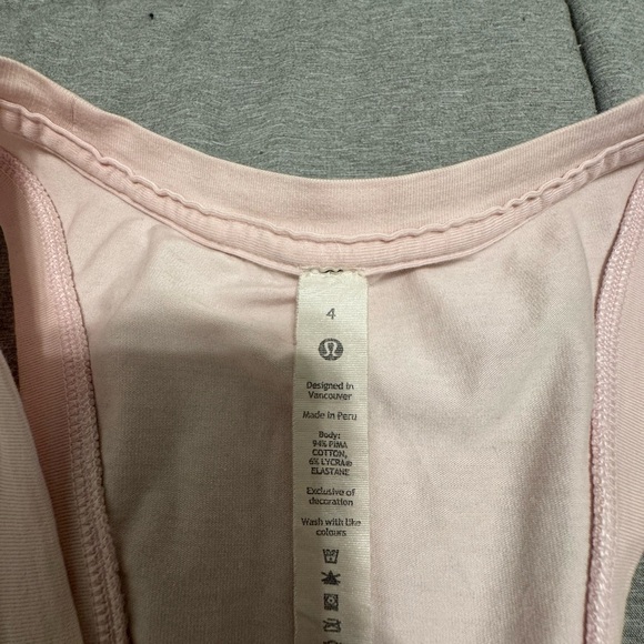 Lululemon Athletica Light Pink Tank Top - Picture 3 of 4